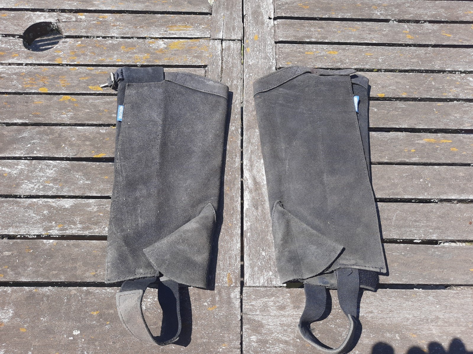 Kinderchaps, zwart dein leer, 8jaar, Gebruikt, Kinderen, Fouganza, Zwart