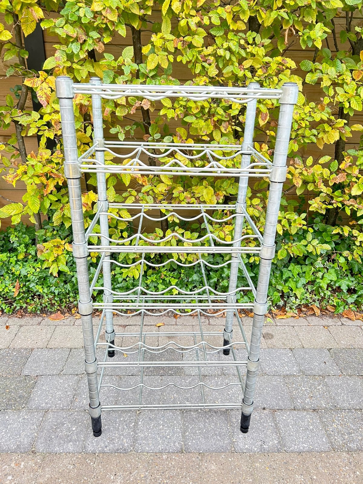 Omar Ikea flessenrek., Huis en Inrichting, Ophalen, Zo goed als nieuw, Metaal