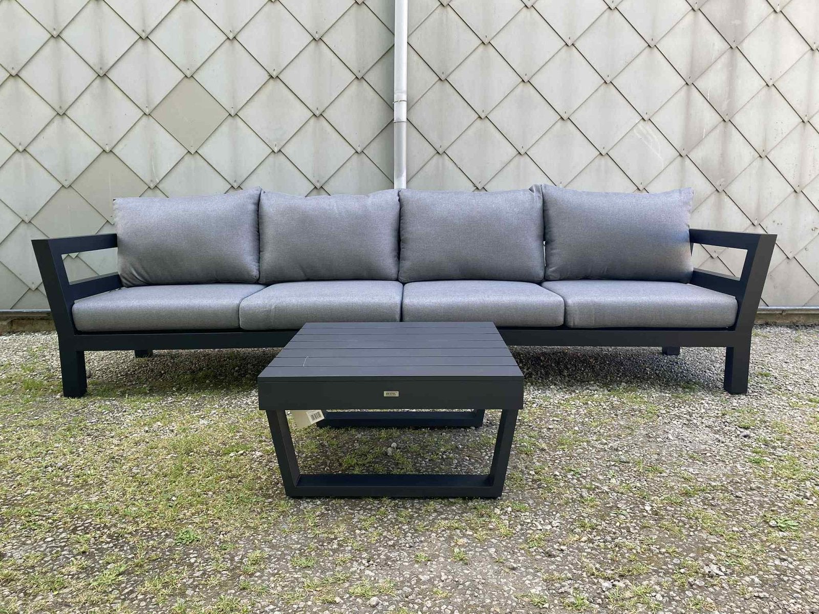 Moderne Bristol loungeset in topconditie waterbestendig, Tuin en Terras, Ophalen, Zo goed als nieuw