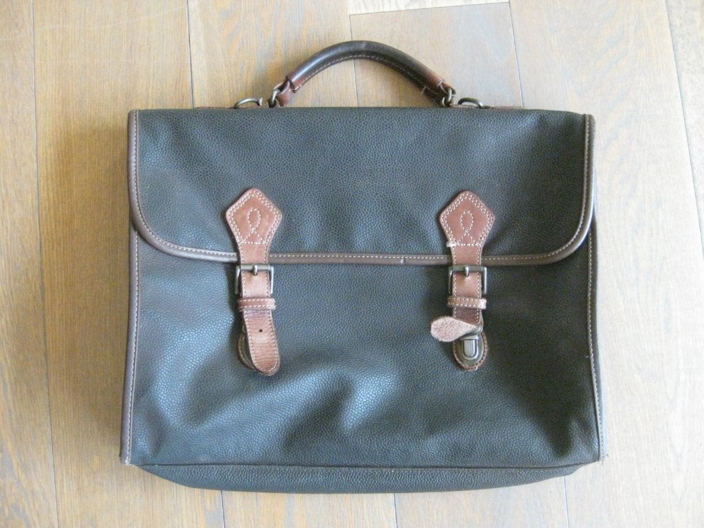 Aktetas / Boekentas Esprit, 30 tot 40 cm, Bruin, Aktetas of Boekentas, Ophalen of Verzenden