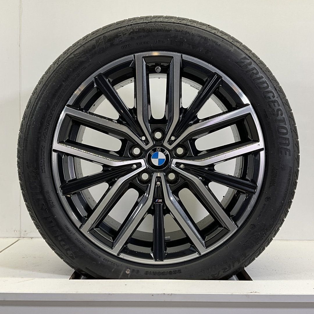 BMW X1 IX1 X2 IX2 U10 SET VELGEN + ZOMERBANDEN 18 INCH ORIG., Auto-onderdelen, Banden en Velgen, 18 inch, Gebruikt, -, -