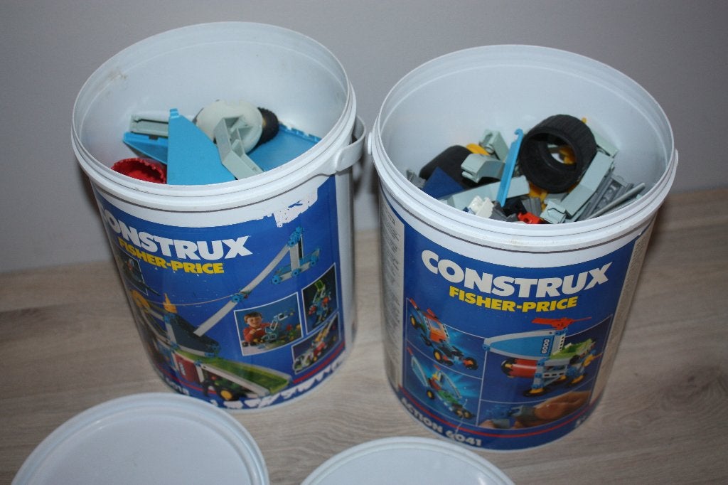2x Construx , Tonnetjes bouwen en spelen , set 6018 en6041, Kinderen en Baby's, Speelgoed | Fisher-Price, Ophalen of Verzenden