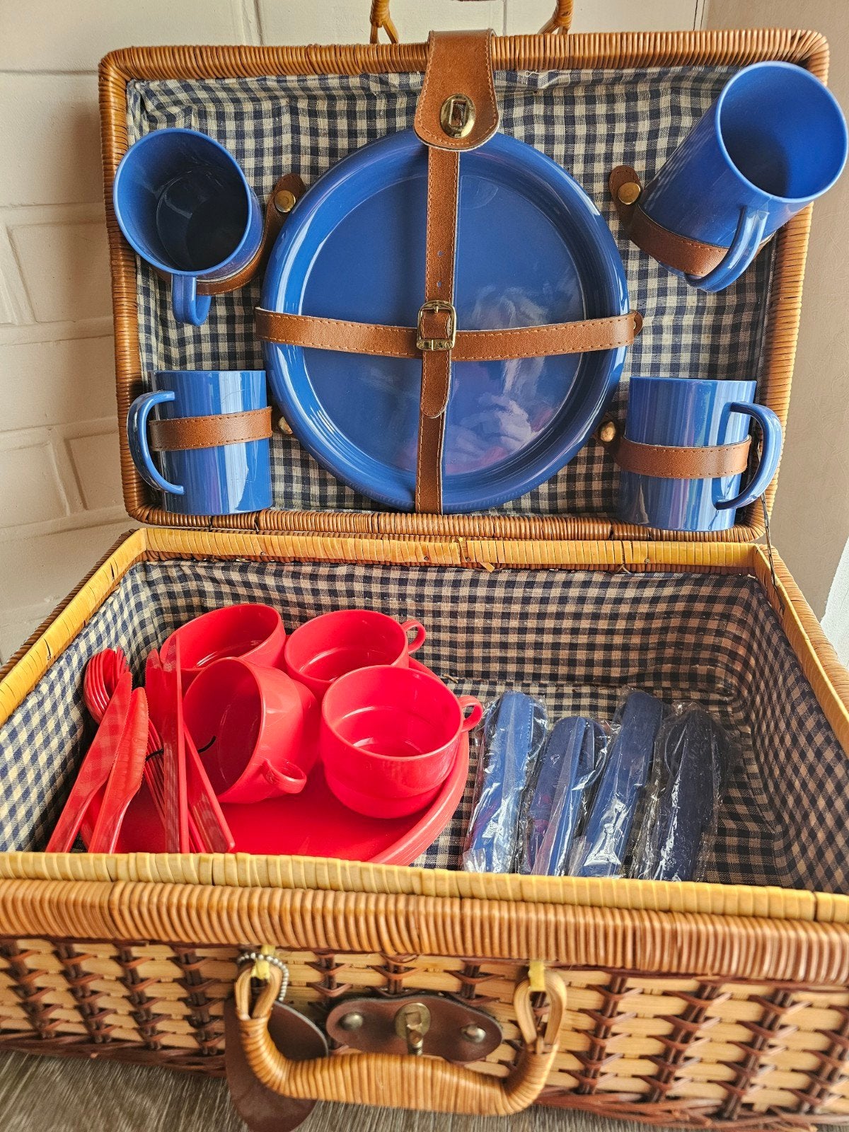 picknickmand., Hobby en Vrije tijd, Ophalen of Verzenden, Zo goed als nieuw