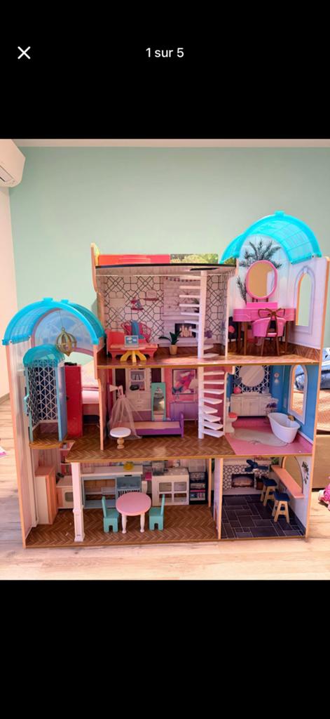 Maison barbie, Enlèvement ou Envoi, Utilisé, Maison de poupées