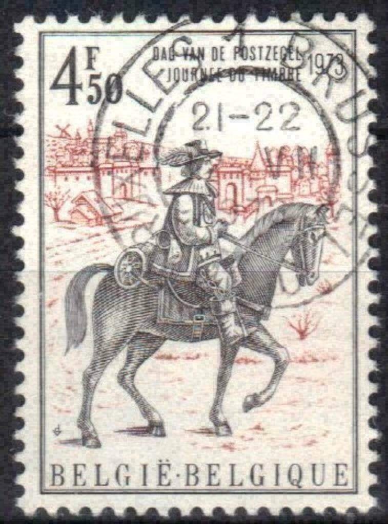 Belgique 1973 - Yvert 1663/OBP 1668 - Jour de lavictoi (ST), Timbres & Monnaies, Envoi, Affranchi, Oblitéré