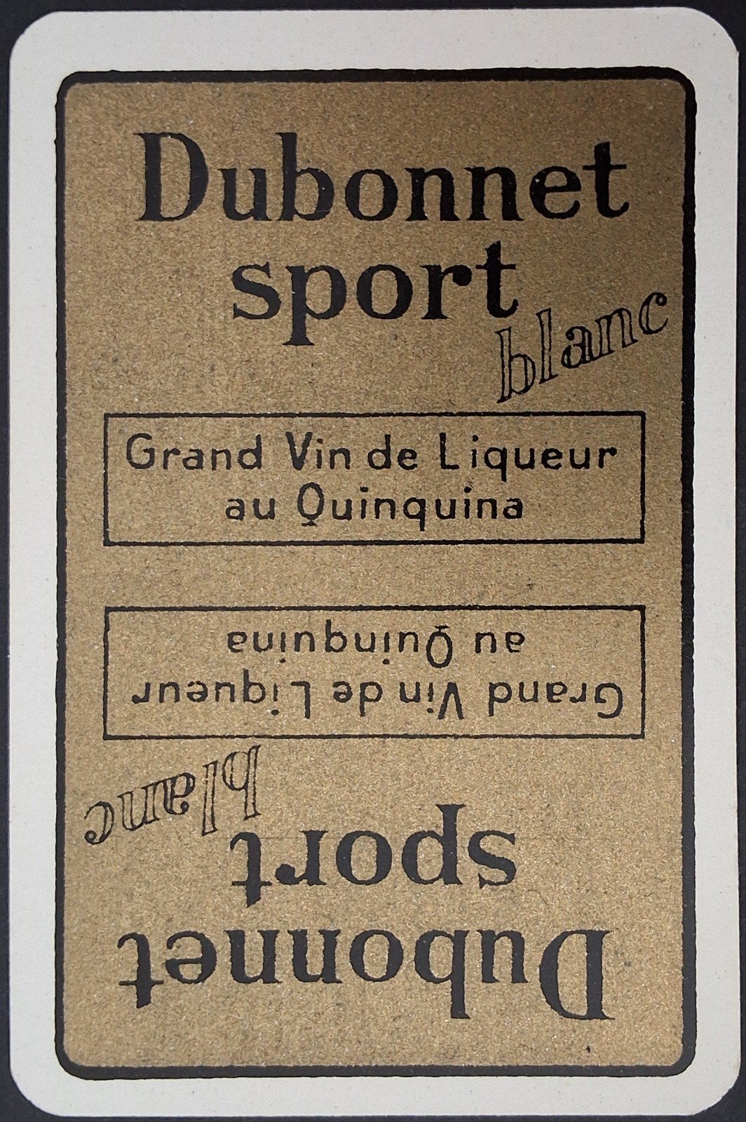 1 Speelkaart  Dubonnet, Enlèvement ou Envoi