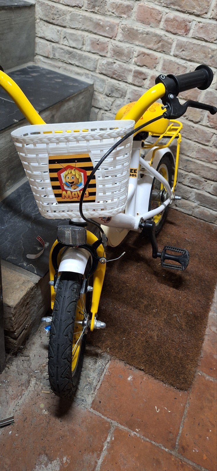 kinderfiets maya de bij 12 inch, Fietsen en Brommers, Fietsen | Kinderfietsjes, Ophalen, Zijwieltjes
