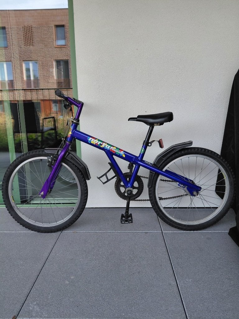 Jongensfiets 5 - 8 jaar, Vélos & Vélomoteurs, Frein à rétropédalage, Utilisé, Frein à main, 20 pouces