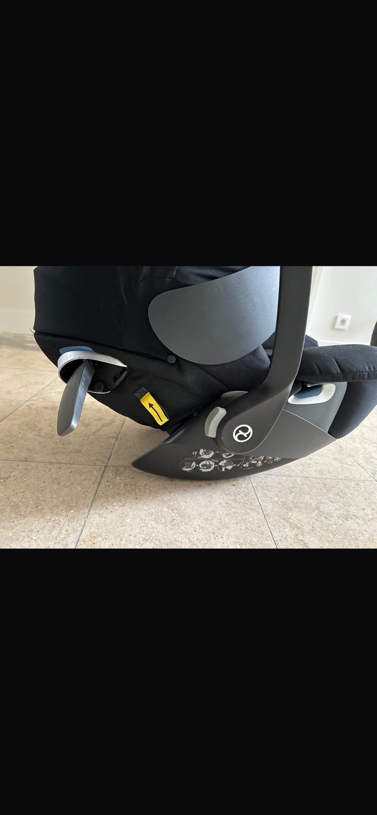 Siège-auto bébé Cybex Cloud Z i-Size noir, Autres marques, Dossier amovible, Enlèvement, Utilisé