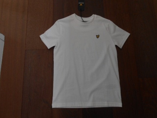 NIEUW - Lyle & Scott 11/12 jaar t-shirt wit met etiket, Jongen of Meisje, Nieuw, Lyle & Scott, Ophalen of Verzenden