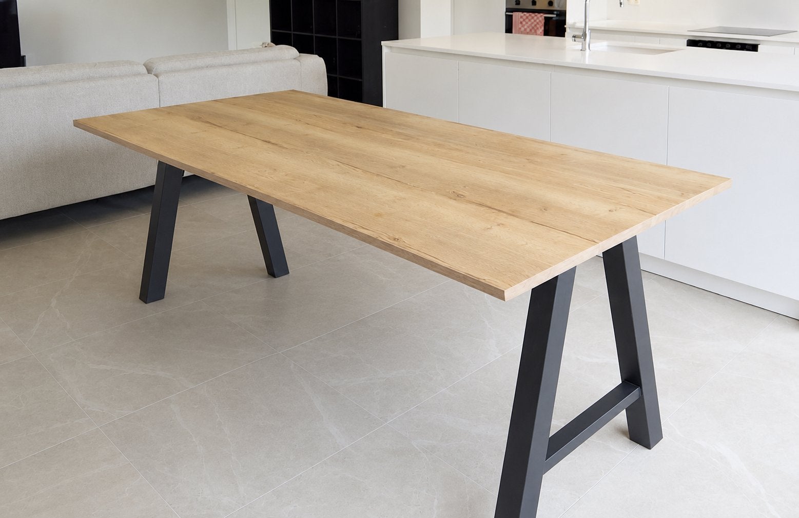 Tafel te koop, Comme neuf, 100 à 150 cm, Enlèvement, Rectangulaire