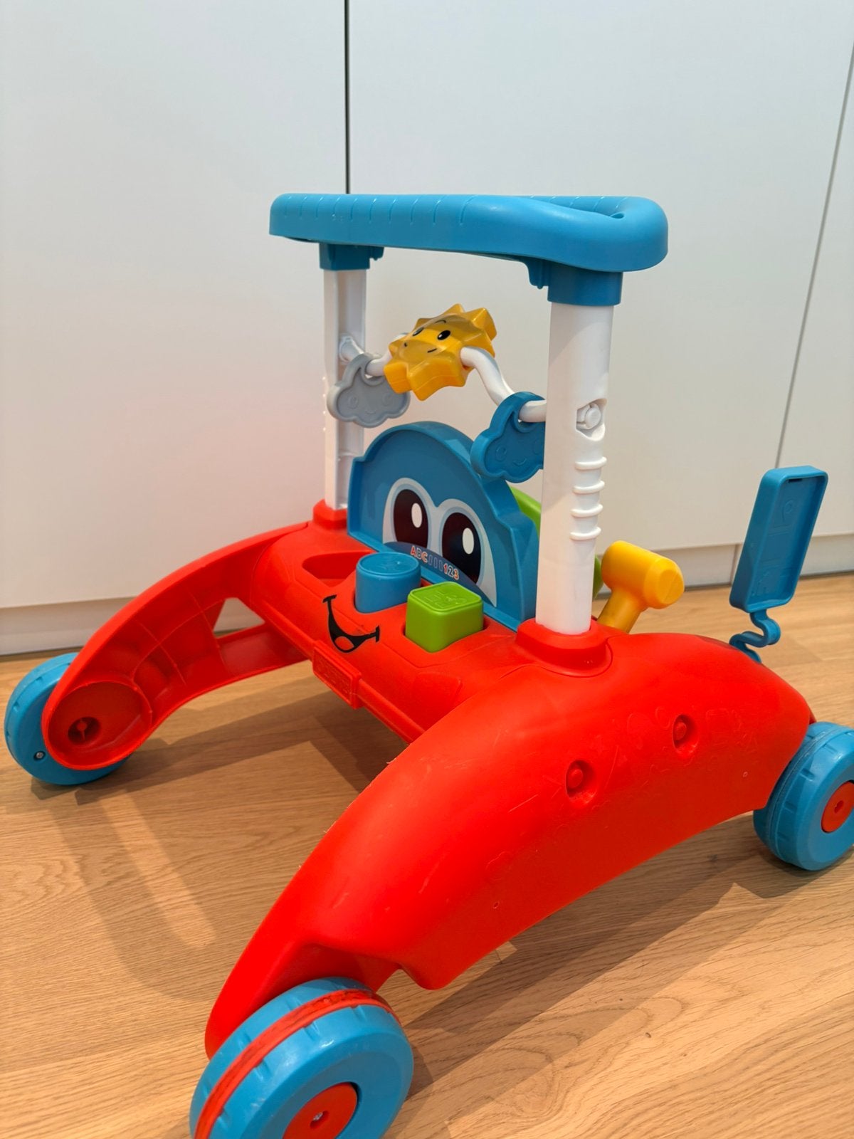 Fisher Price loopwagen auto, Ophalen, Gebruikt, Auto of Voertuig, Met licht