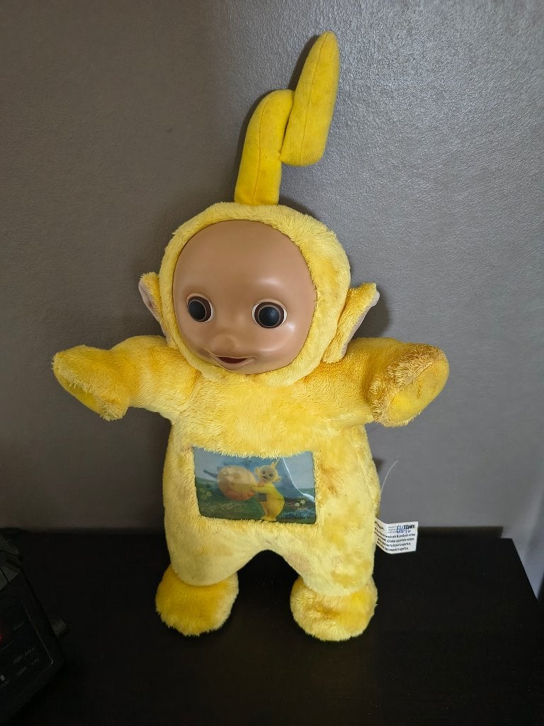 Teletubbies, Ophalen of Verzenden, Gebruikt, Geel, Middelgroot (20 tot 80 cm)