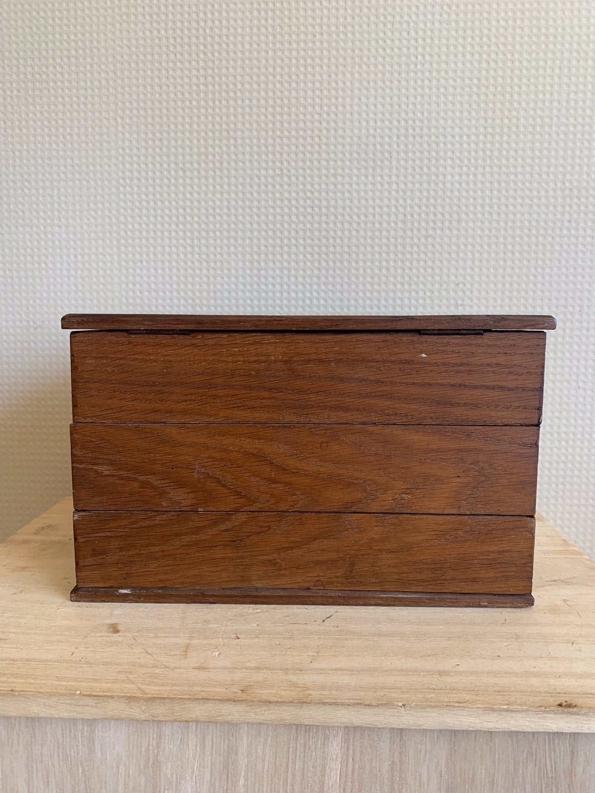 Vintage naaidoos, uitklapbaar, Ophalen of Verzenden
