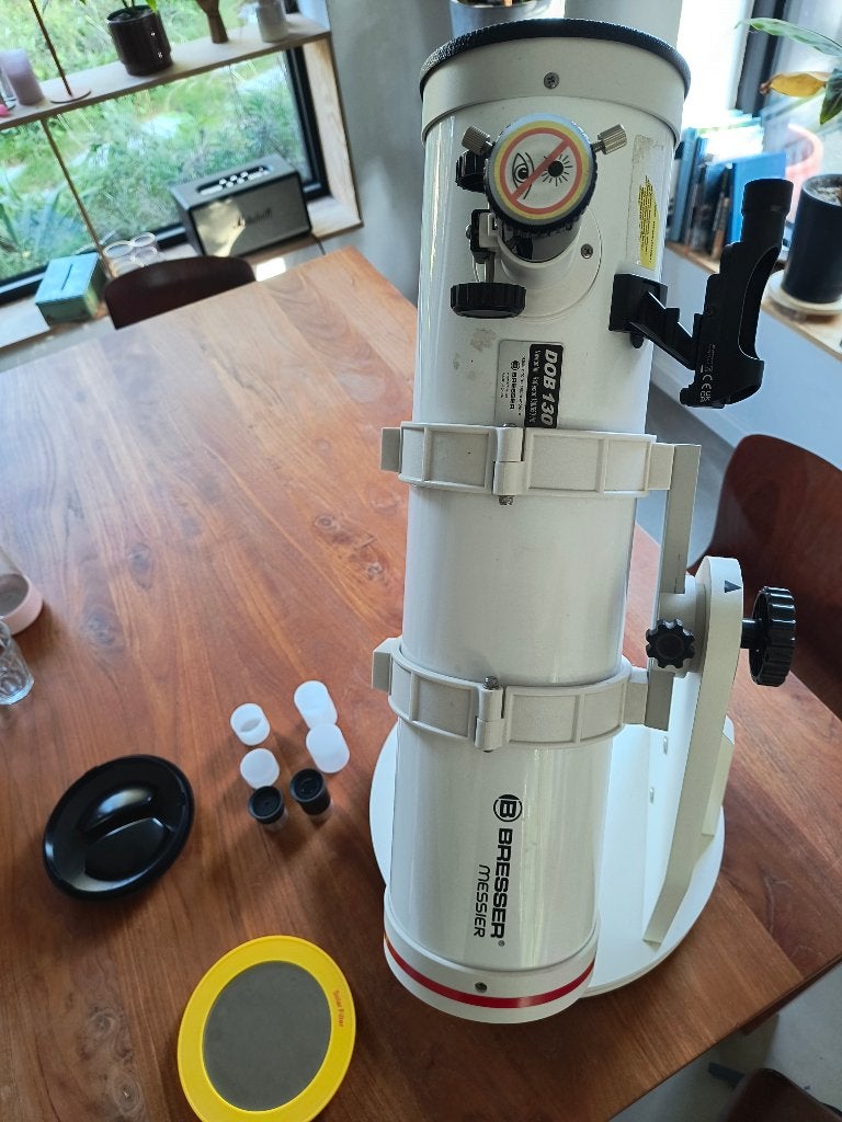 Telescoop Bresser Messier Dobson N130/650, TV, Hi-fi & Vidéo, Enlèvement, Utilisé