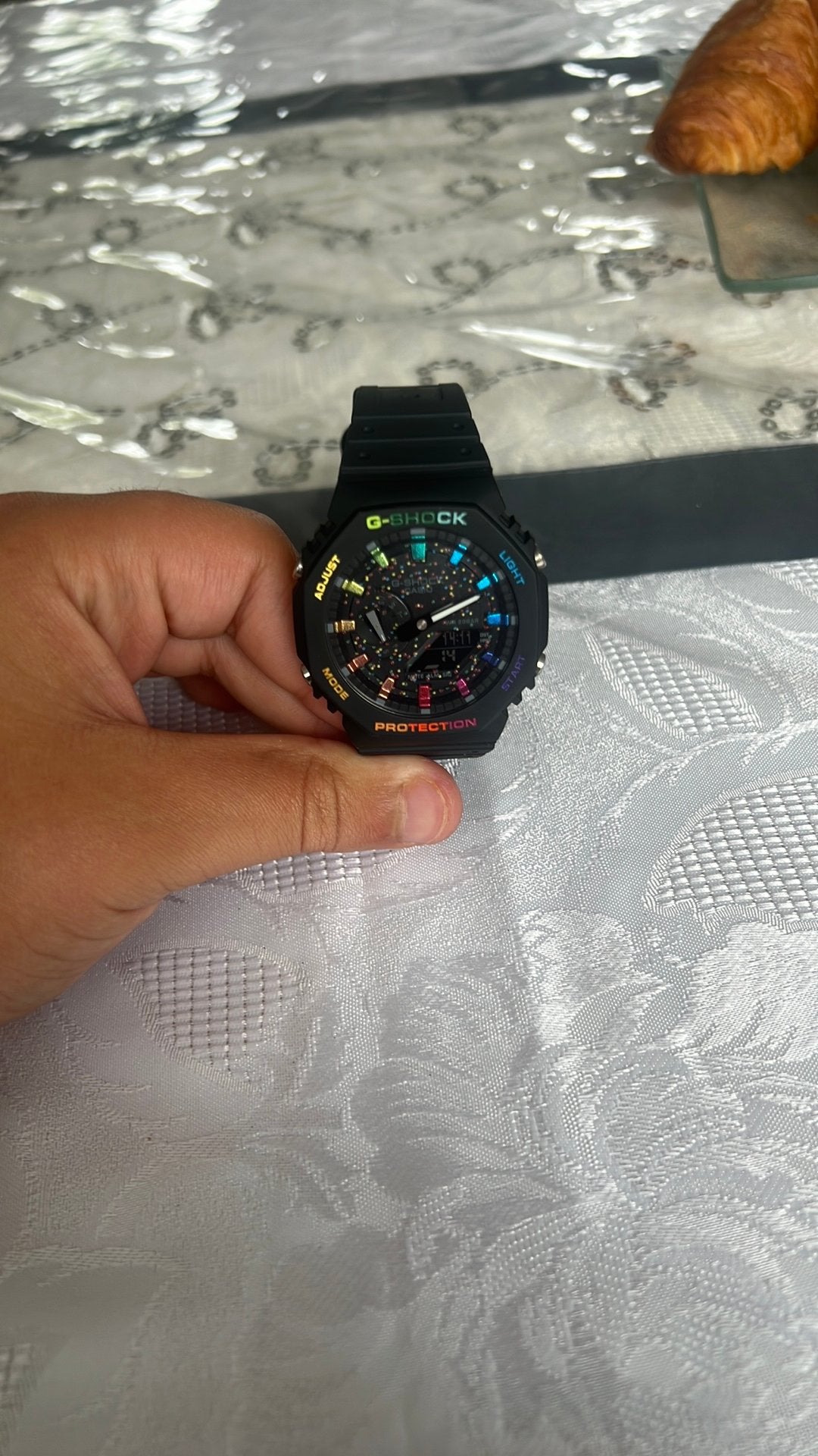 montre g shock, Handtassen en Accessoires, Horloges | Heren, Polshorloge, Overige materialen, Ophalen of Verzenden, Zo goed als nieuw