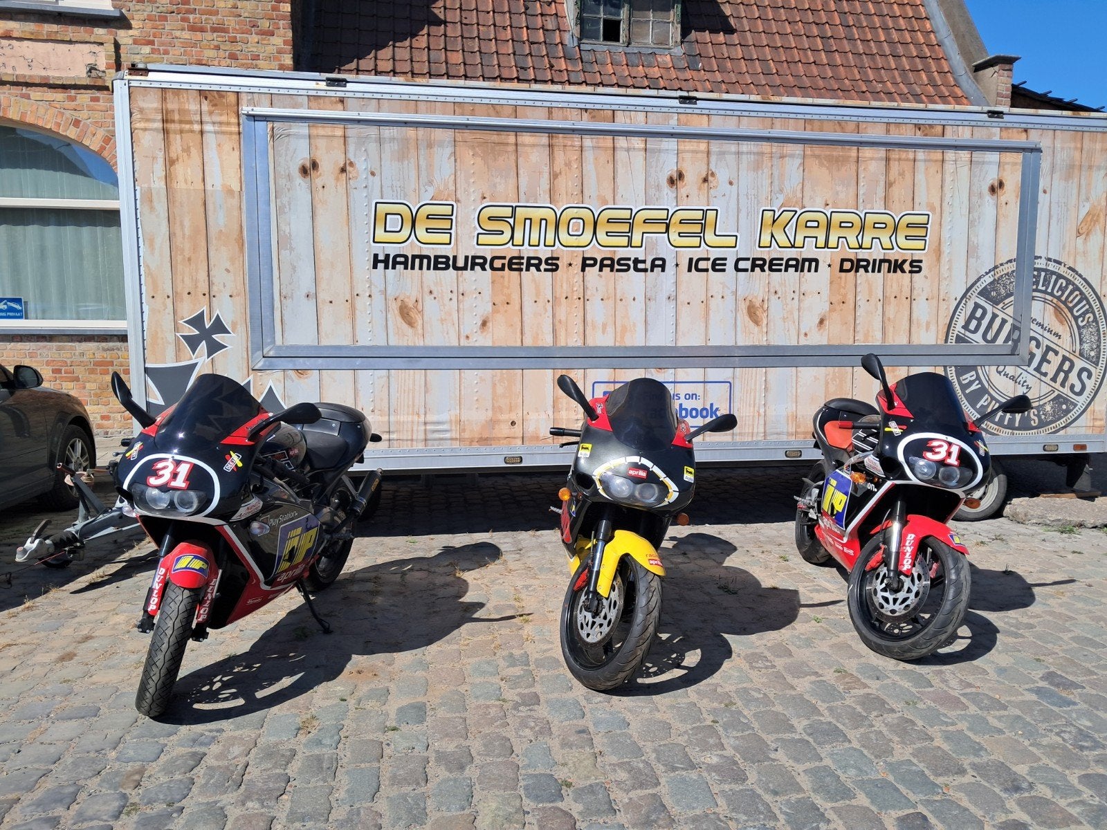 Aprilia rs125 3x uit collectie, Motoren, Ophalen