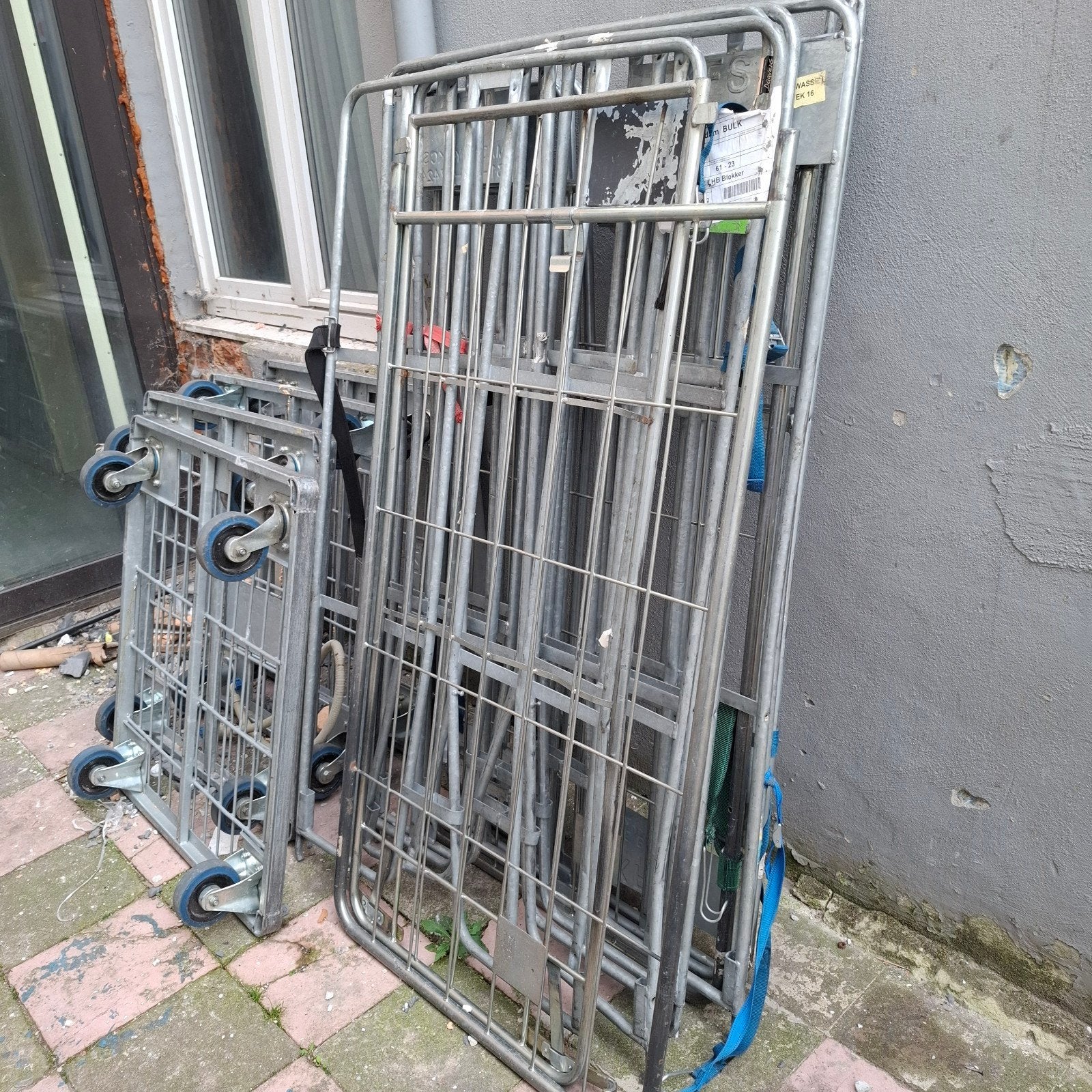 tuinhuis 6m op 4m met all in stock, Tuin en Terras, Ophalen, Gebruikt, Tuinhuis, 2 ramen