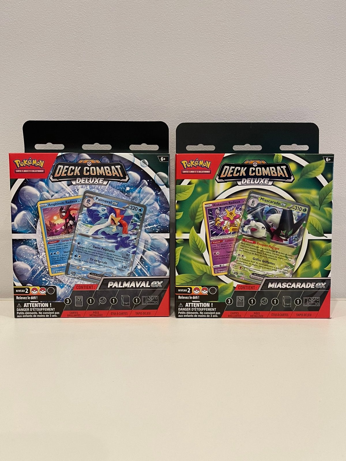 Deck Combat Palmaval Ex et Miascarade Ex, Envoi, Neuf
