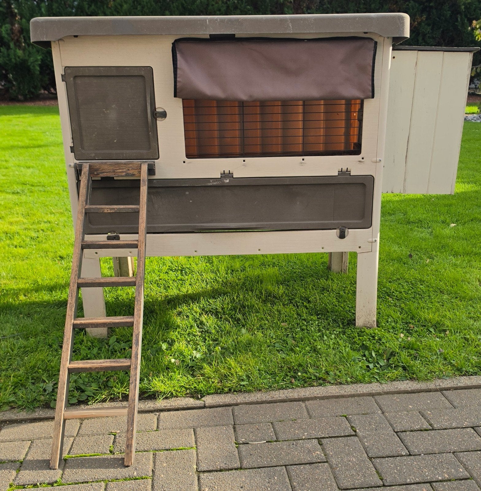 kunstof kippenhok ferplast nieuwprijs 380€!!, Animaux & Accessoires, Enlèvement, Utilisé, Poulailler