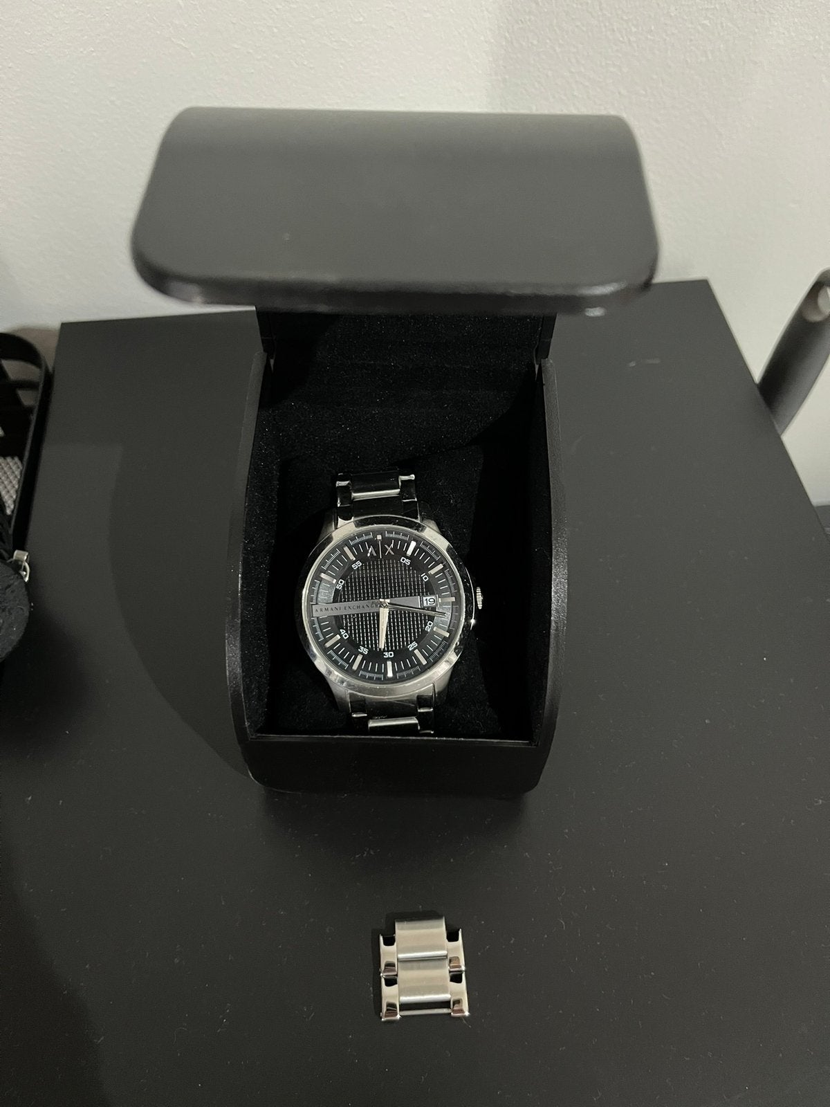 Montre Armani original, Bijoux, Sacs & Beauté, Enlèvement, Comme neuf, Homme