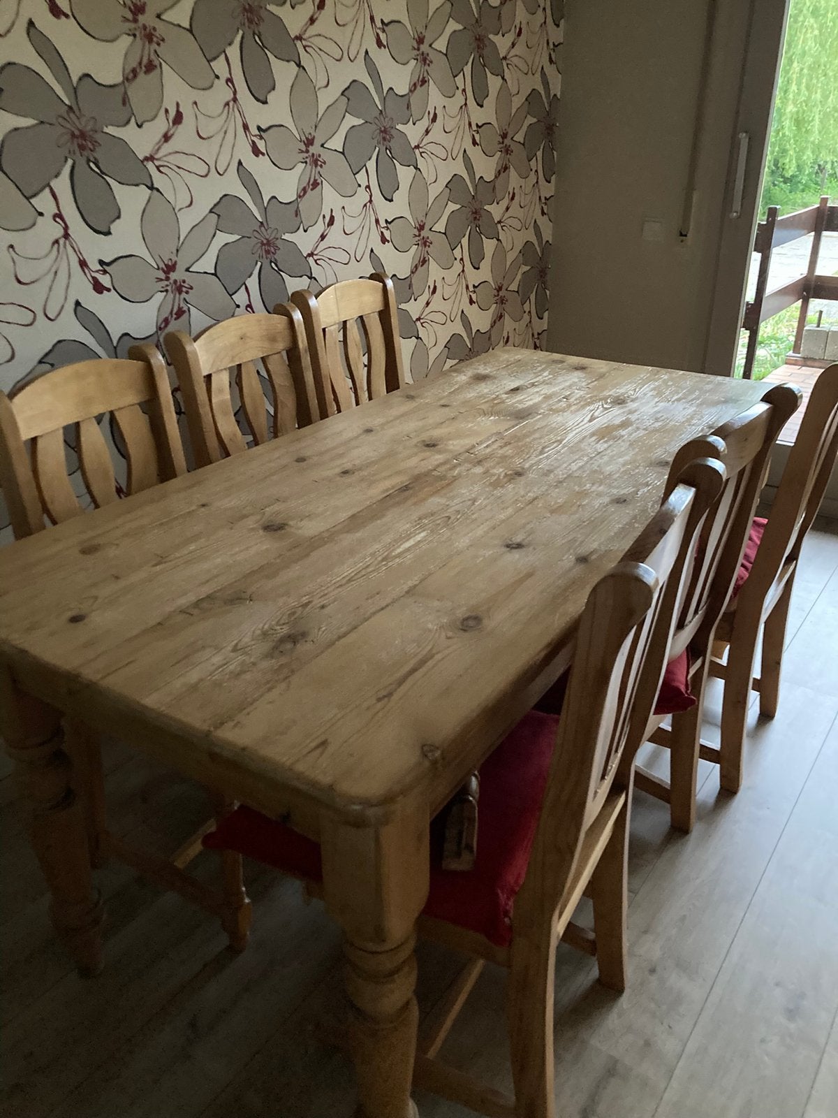Tafel met 6 stoelen, Ophalen, Gebruikt