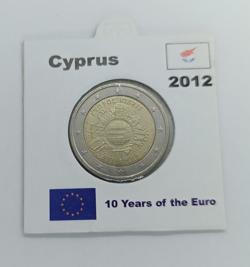 Chipre 2012 TYE, Timbres & Monnaies, Monnaies | Europe | Monnaies euro, Enlèvement ou Envoi, Chypre, 2 euros, Monnaie en vrac