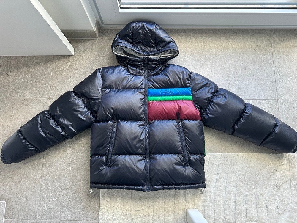 Doudoune Lacoste reversible Taille XS (abysm/multico-nimbus), Enlèvement, Neuf