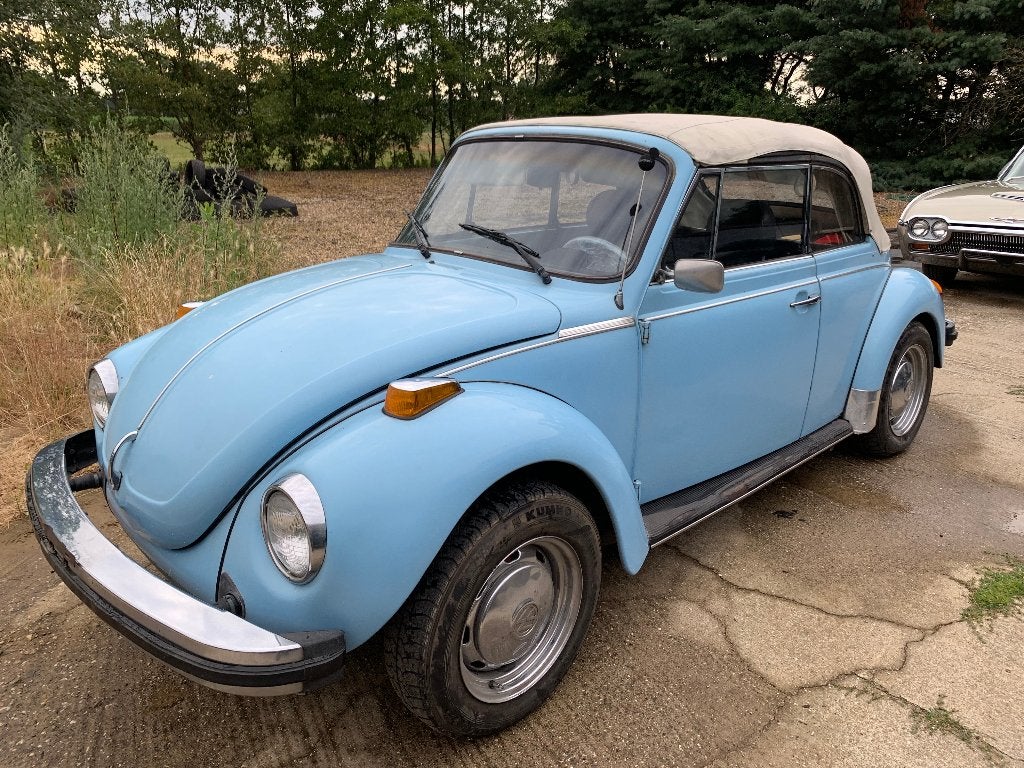 Super originele VW kever Cabrio 1303, Auto's, Achterwielaandrijving, 4 cilinders, Cabriolet, Handgeschakeld