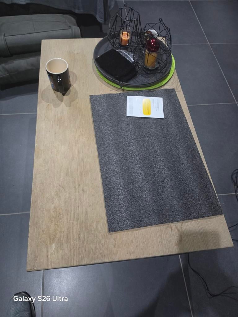 Salon tafel, Ophalen