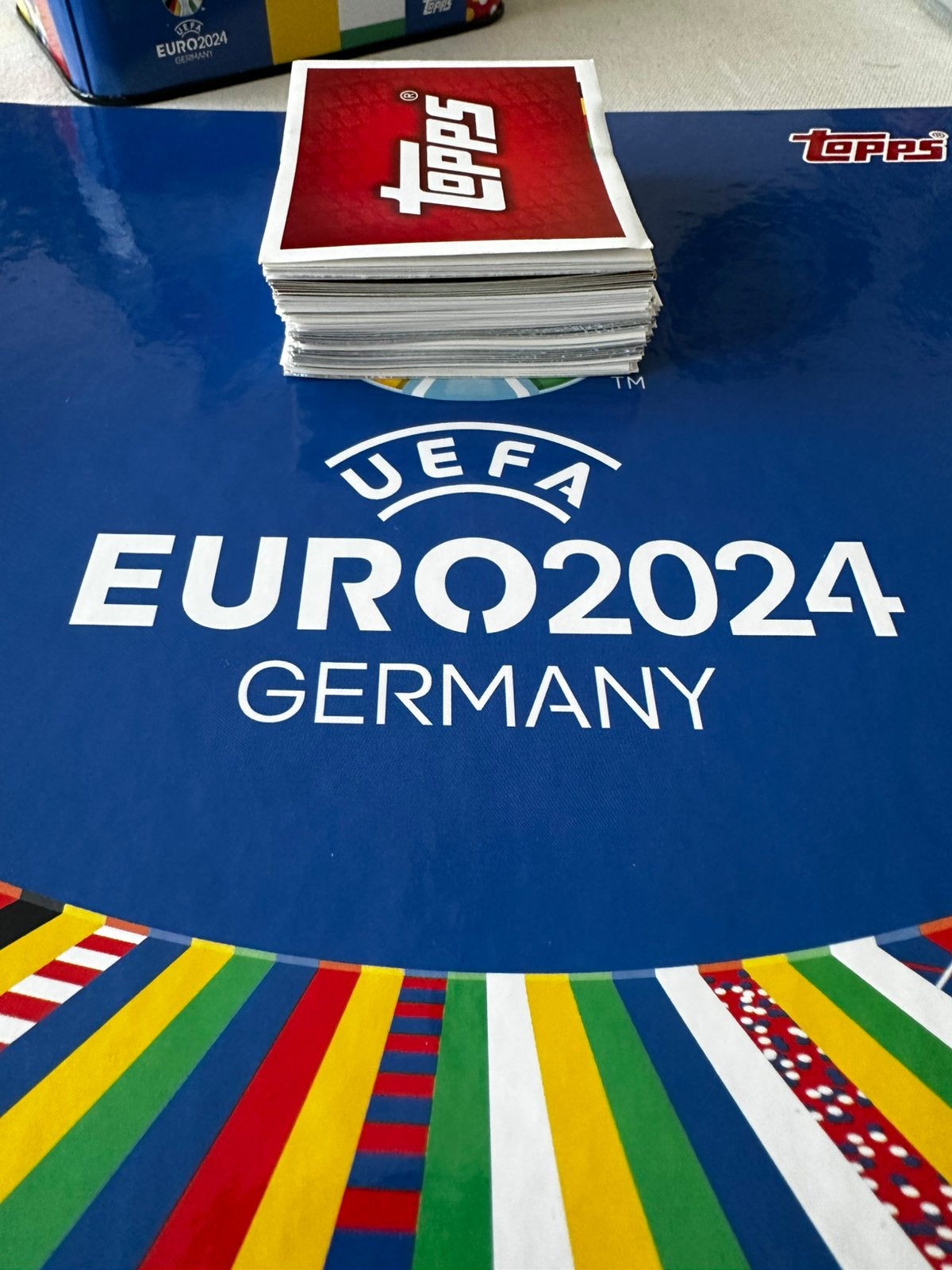 Topps Euro 2024 stapel dubbelen, Enlèvement