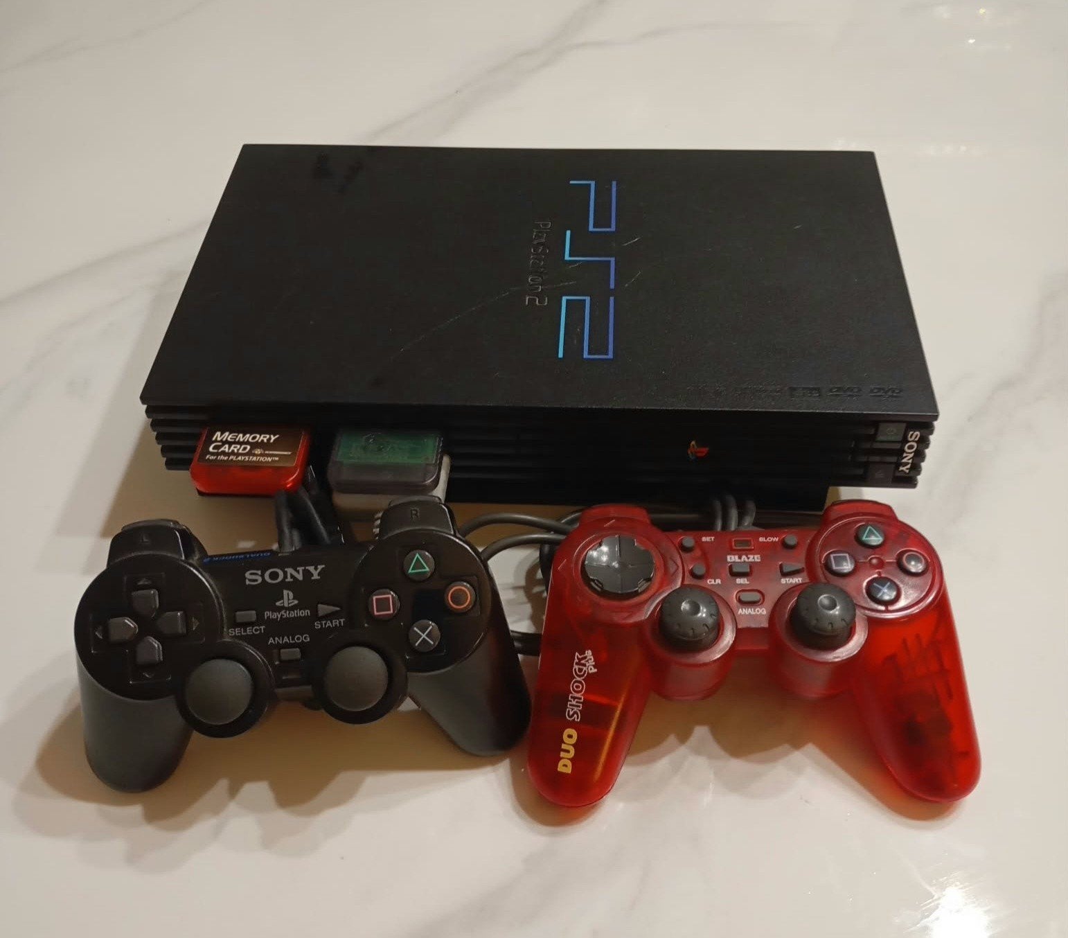Playstation 2 Compleet, Games en Spelcomputers, Ophalen of Verzenden, Zwart, Slim