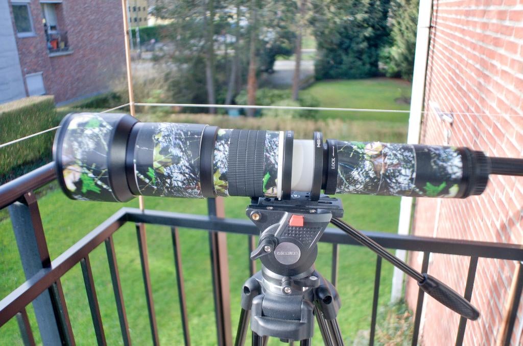 Téléobjectif 650/1300 mm (idéal débutant) avec son trépied, Enlèvement, Utilisé, Téléobjectif