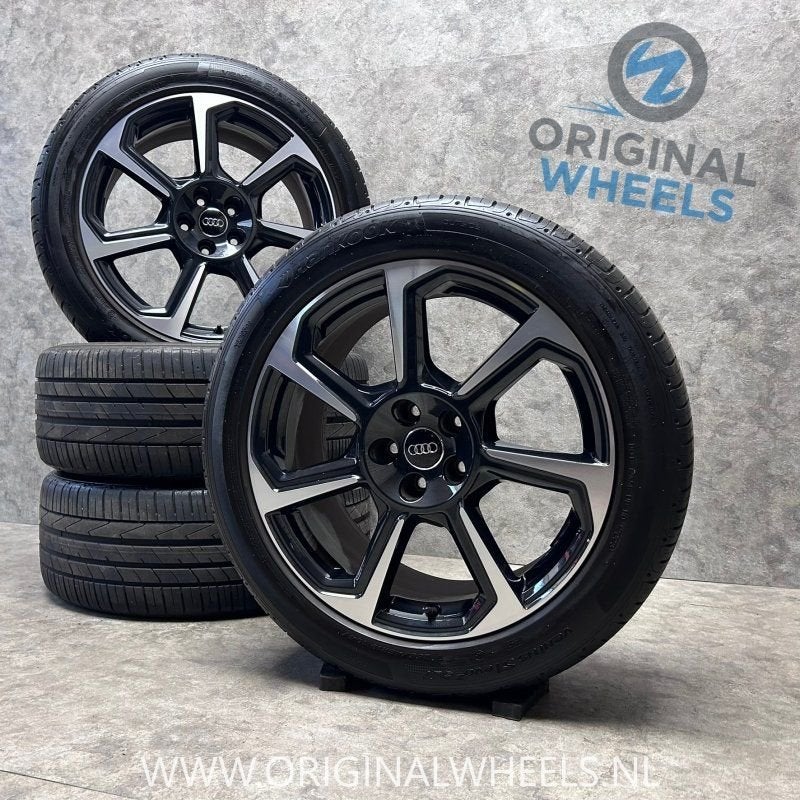 19 inch originele Audi sport velgen + zomerbanden Q3, 19 inch, Gebruikt, 255 mm, -