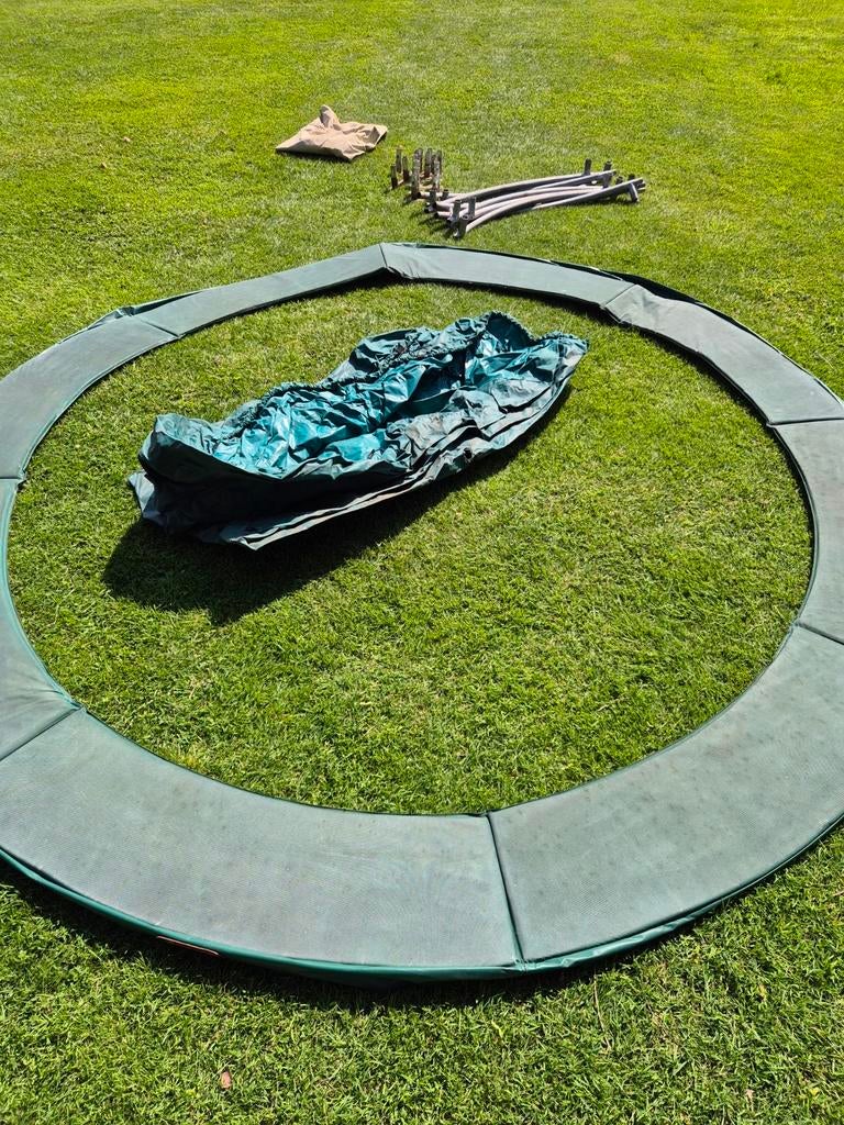Trampoline Berg 380, Ophalen