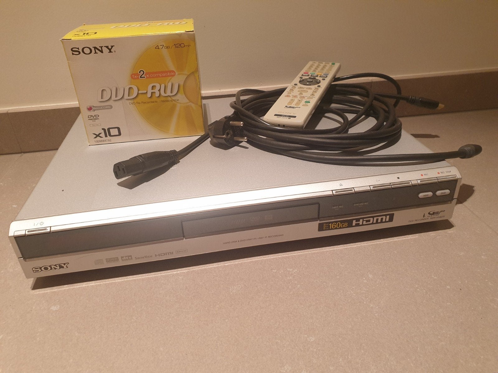 Sony DVD recorder RDR-HX825 160gb werkend, Audio, Tv en Foto, DVD spelers, Sony, Ophalen of Verzenden