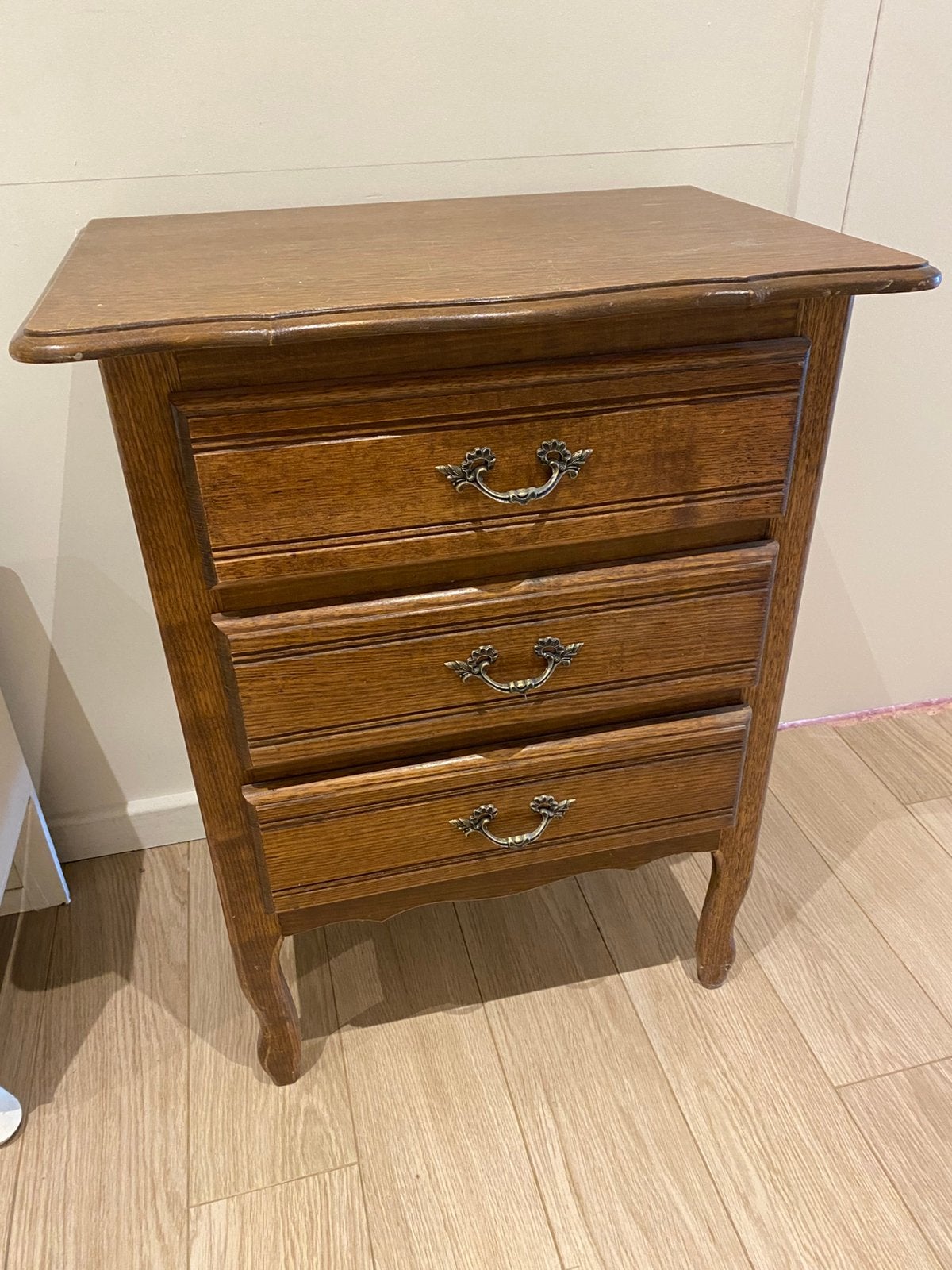 Bruin houten ladenkastje, Enlèvement, Utilisé