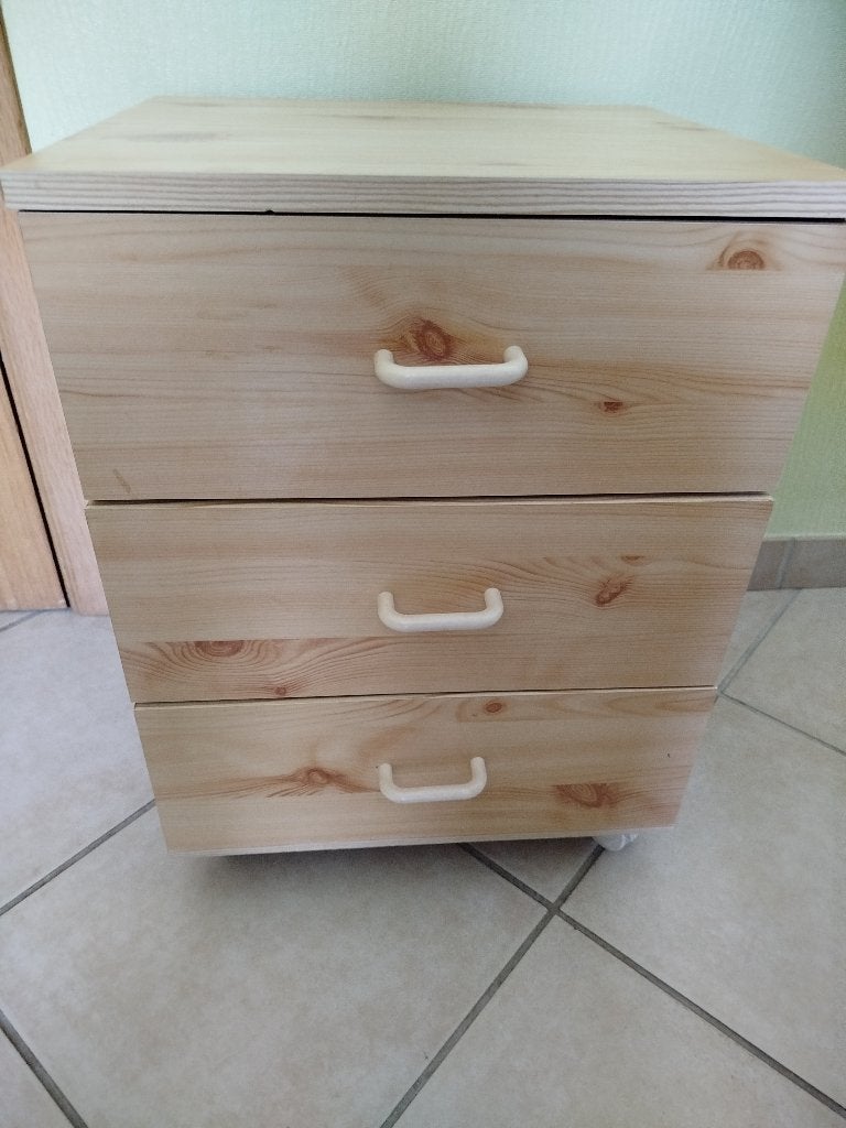 Armoire à tiroirs, Ophalen, Minder dan 50 cm, Gebruikt, 3 of 4 laden