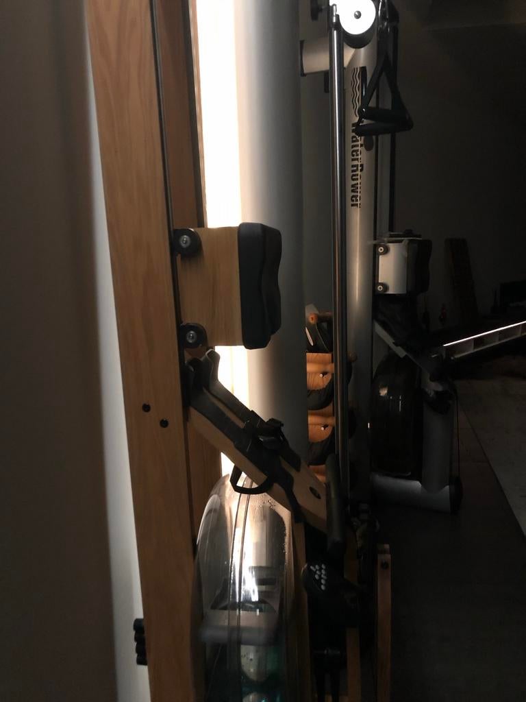 Nohrd design waterrower (Eik) met smartphone en tablethouder, Ophalen of Verzenden