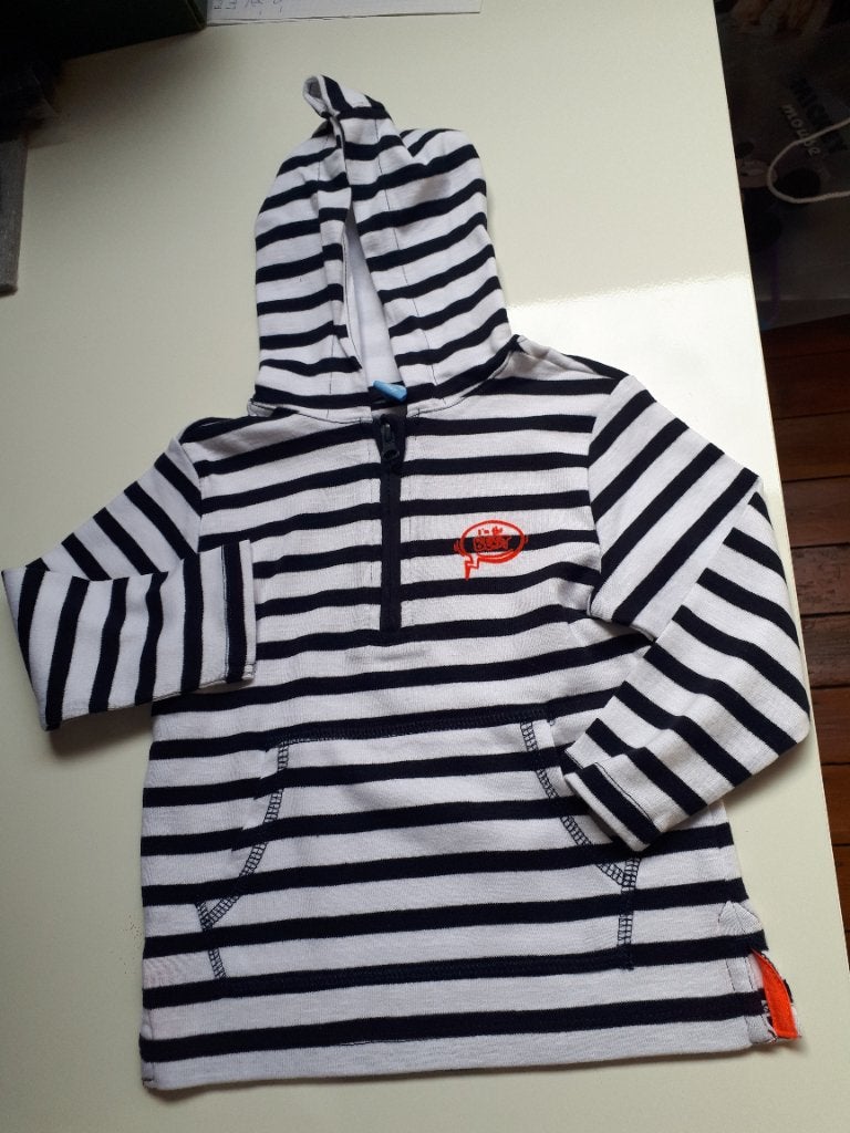 Kinderkleding "nog nieuw", Enlèvement
