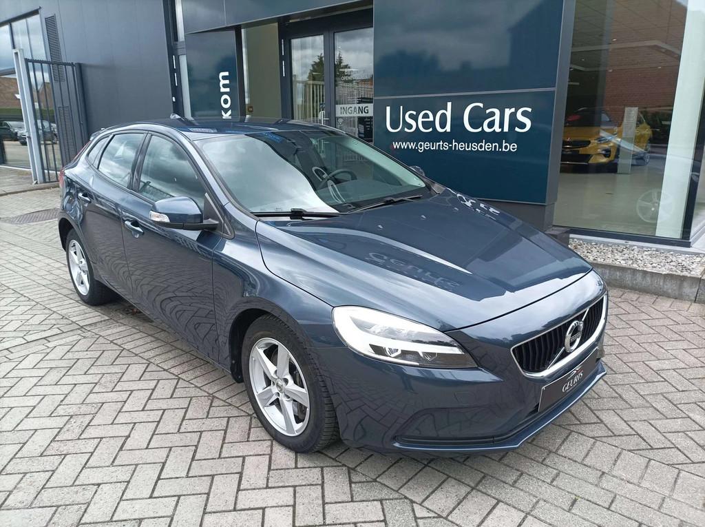 Volvo V40 V40 1.5 T2 Edition Geartronic GPF(EU6d-TEMP), Auto's, Gebruikt, Zwart, 4 cilinders, Blauw