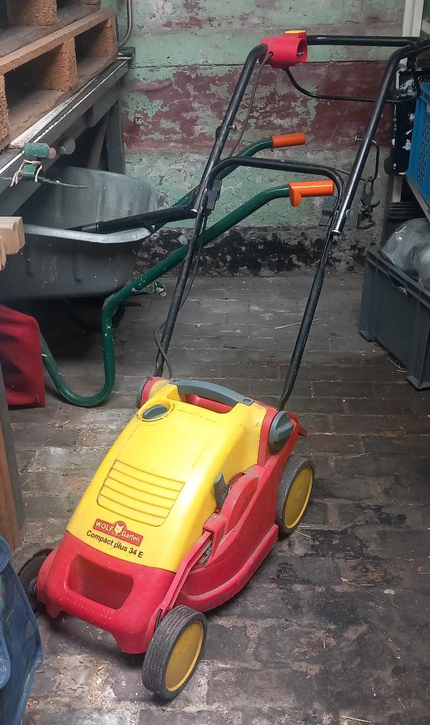 grasmachine, Ophalen, Gebruikt, Elektrische grasmaaier, Opvangbak