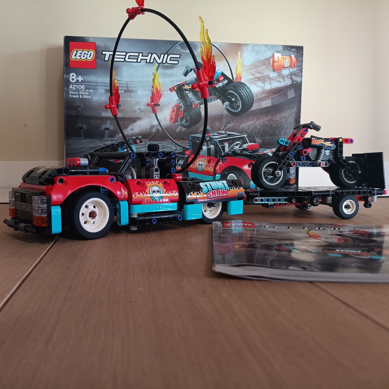 Logo technic set stunt show, Ophalen, Compleet, Lego, Technic