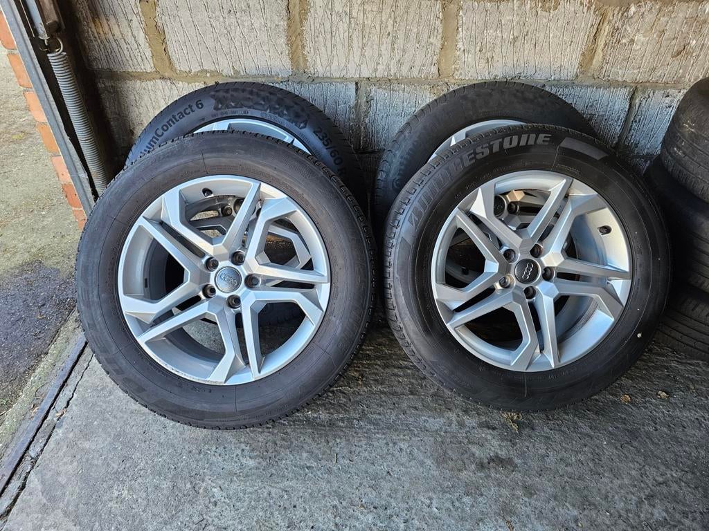 Jantes Audi Q5 d'origine 5x112 235 60 18, Pneus et Jantes, Véhicule de tourisme, Pneus été, 18 pouces