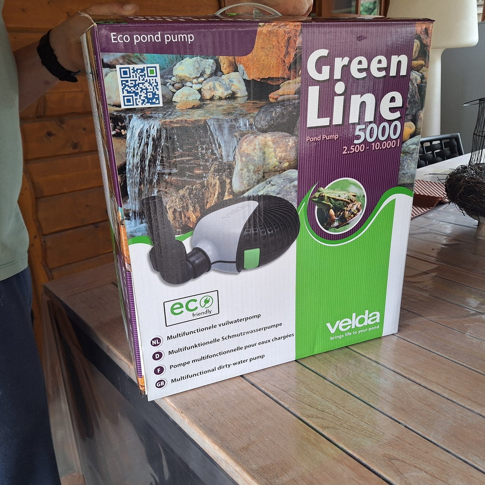 vijverpomp velda green line 5000 nieuw, Ophalen, Nieuw, Vijverpomp