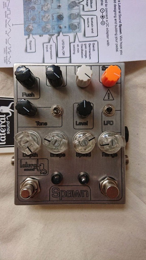 Lateral Sound Spawn Distortion Pedal with LFO, Ophalen of Verzenden, Nieuw, Distortion, Overdrive of Fuzz