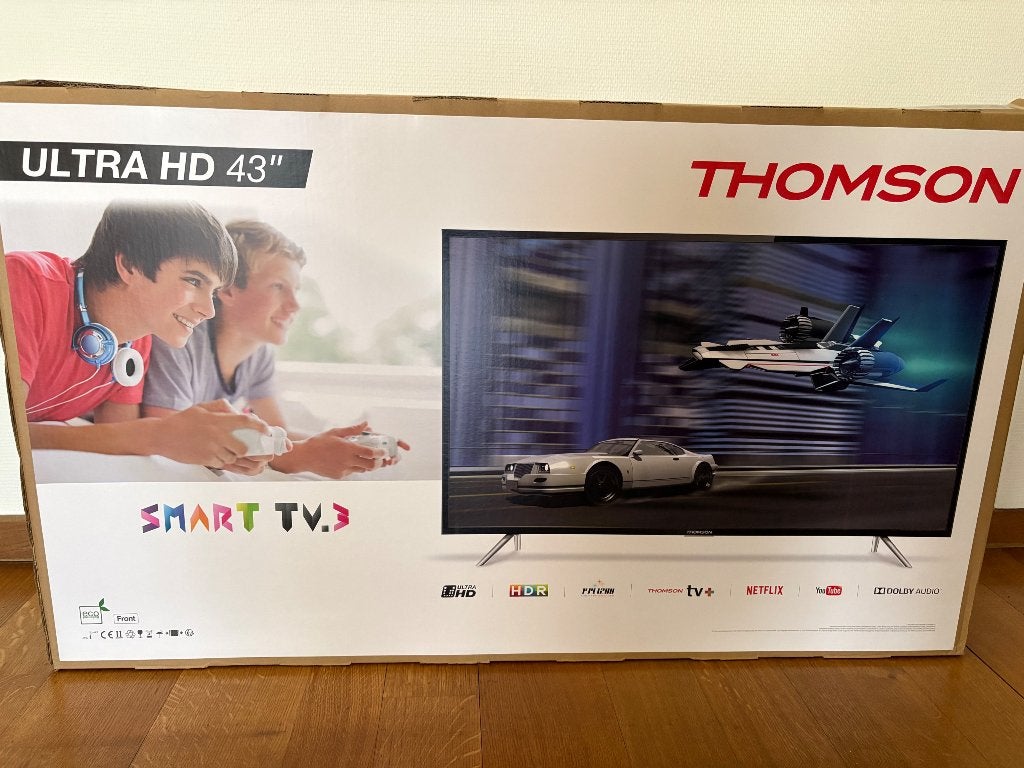 Televisie Thomson 43inch Ultra HD, Audio, Tv en Foto, Televisies, LED, 50 Hz, Zo goed als nieuw, 100 cm of meer