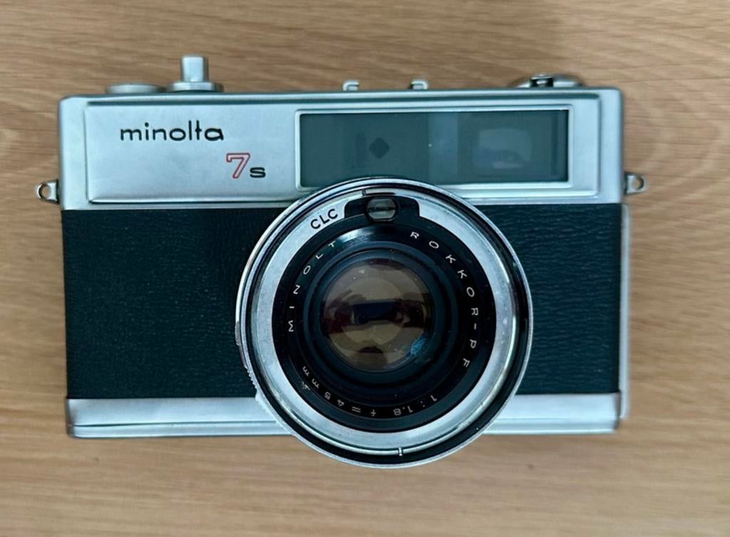 Minolta Hi-Matic 7s, Audio, Tv en Foto, Fotocamera's Analoog, Ophalen, Gebruikt, Spiegelreflex, Minolta