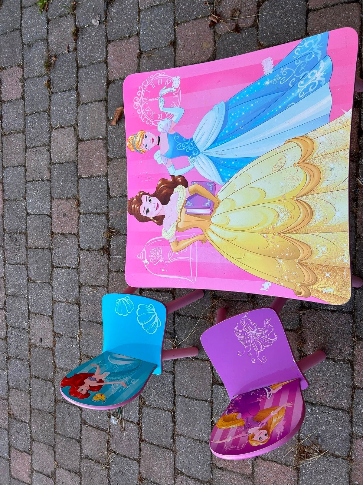 Disney Princess kindermeubelset (Belle, Assepoester, Arie, Ophalen