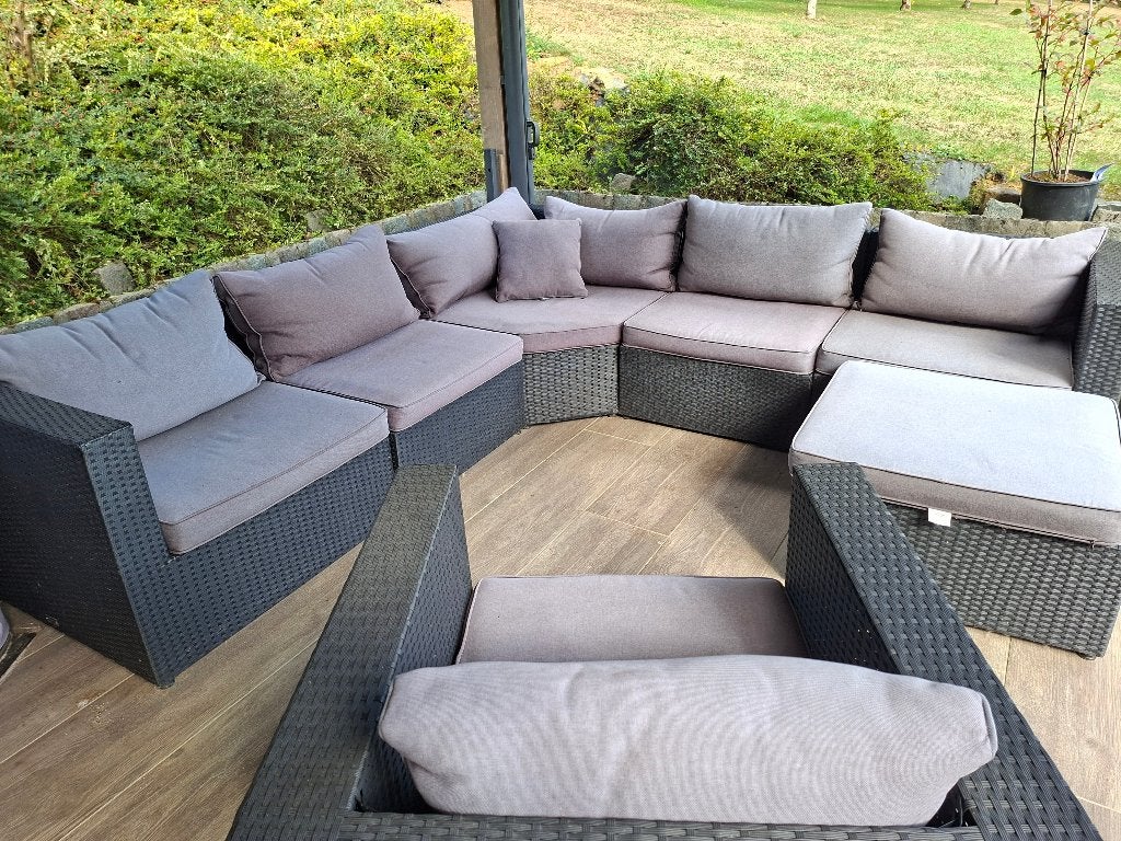 loungeset, Ophalen, Gebruikt, 6 zitplaatsen, Bank
